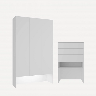Комплект Шкаф и Комод Парящие